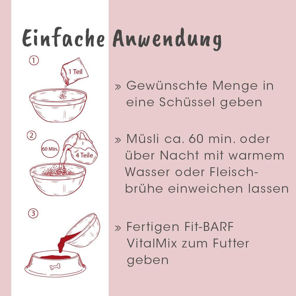 Fit-BARF VitalMix 450 g -sorbe-