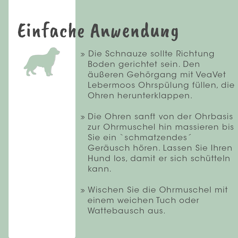 VeaVet Lebermoos Ohrspülung 100 ml