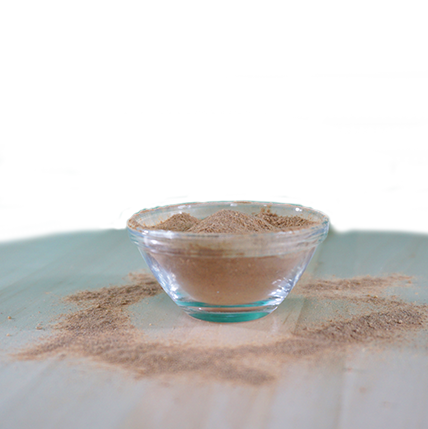 powder, ground, spoonable, brown powder, bowl