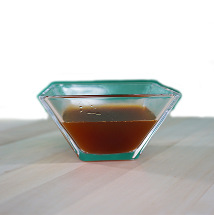Karamellsoße, Schale, Glasschale, Soßenbehälter, Transparente Schale